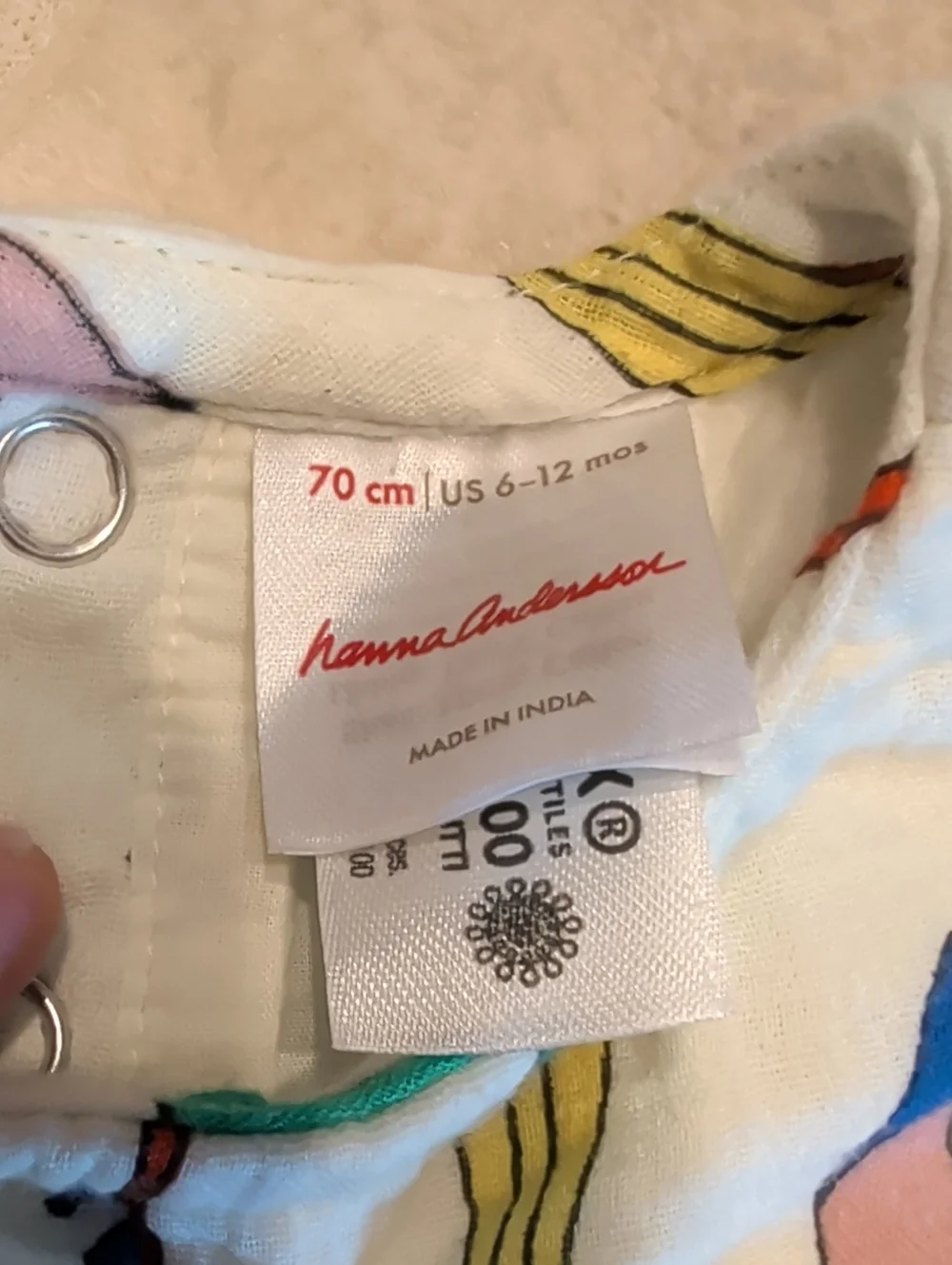 Hanna Andersson Cotton Short Sleeve Dress - Surf Board Print